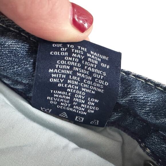 Vigoss Chelsea capri Jeans Women's size 3/4 size 4 Boho Festival Streetwear Crop - Picture 11 of 16